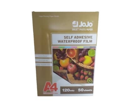 PAPEL VINIL FOSCO D'AGUA ADESIV A4 50FL 1PCT JOJO