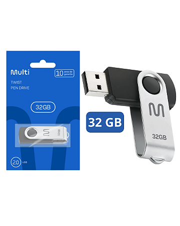 PENDRIVE TWIST 2 32GB PD589 MULTILASER