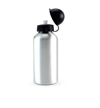 SQUEEZE BOLINHA 500ML ALUMINIO PRATA DEKO UND