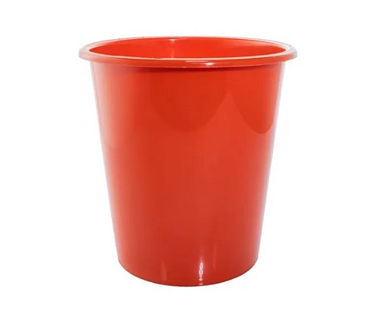 BALDINHO PLASTICO 1L VERMELHO TP