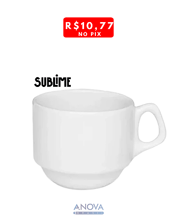 XICARA S/PIRES PLUS BRANCA 180ML SUBLIME UND