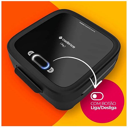 SANDUICHEIRA CADENCE SAN400 127V PRETO