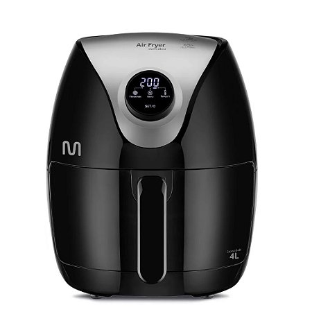 FRITADEIRA ELÉTRICA AIR FRYER 4L DIGITAL 1500W 220V PRETO MULTI - CE169