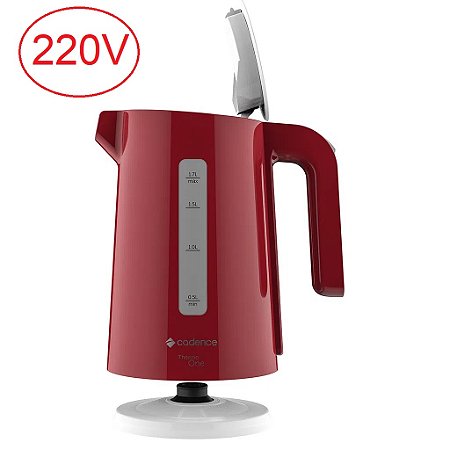 CHALEIRA ELETRICA CADENCE CEL381 220V COLORS 1,7L VERMELHA