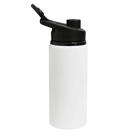 SQUEEZE ALUM BRANCA TAMPA PT BIG MOUTH 600ML DT