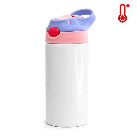 GARRAFA TERMICA 350ML BABY KIDS ROXA/ROSA DT