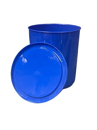 BALDINHO C/TAMPA PLASTICO 1L AZUL BIC TP