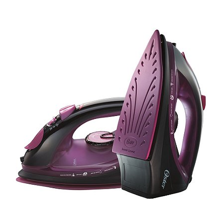 FERRO DE PASSAR OST GCSTBS5956 127V BASE CER PRETO ROXO