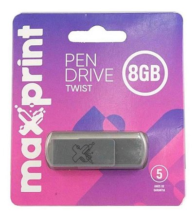 PENDRIVE TWIST DE 8GB MAXPRINT