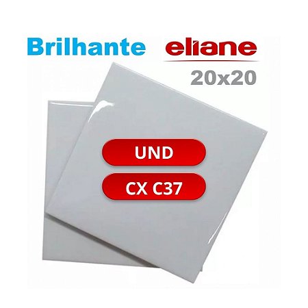 AZULEJO PARA SUBLIMAÇÃO BRANCO 20X20 ELIANE