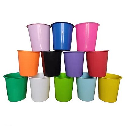 BALDINHOS DE PLÁSTICO PIPOCA/LEMBRANCINHA 1 LITRO TP