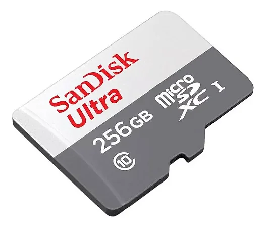 Cartão De Memória Sandisk Ultra Sd 256gb 100mb/s SDSQUNR-256G-GN6TA