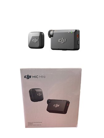 Microfone Dji Mic Mini 1 Tx Microfone + 1 Rx Receptor Dji127