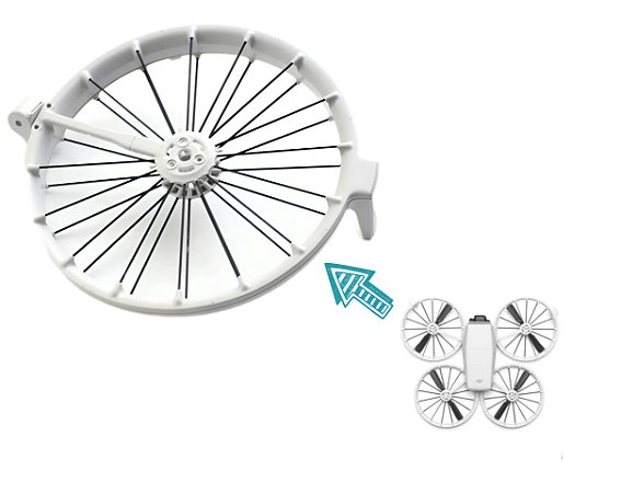 Braço Protetor Dianteiro Esquerdo Para Drone Dji Flip