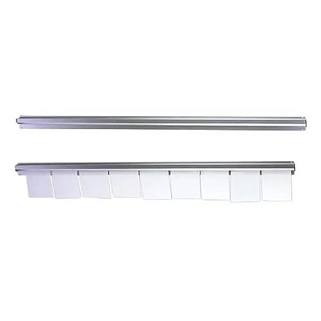 PORTA COMANDAS 90CM PROF. DE ALU. C/ESFERAS