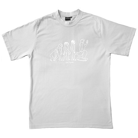 CAMISETA EVOLUÇÃO CINZA URBANO