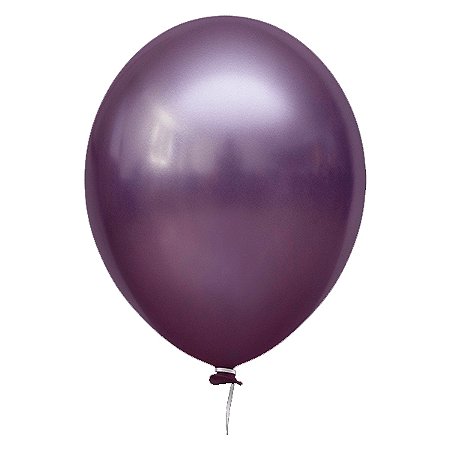 Balão Látex Alumínio Lilás 5'' (cromado) Happy Day