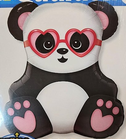 BALAO PANDA COM OCULOS