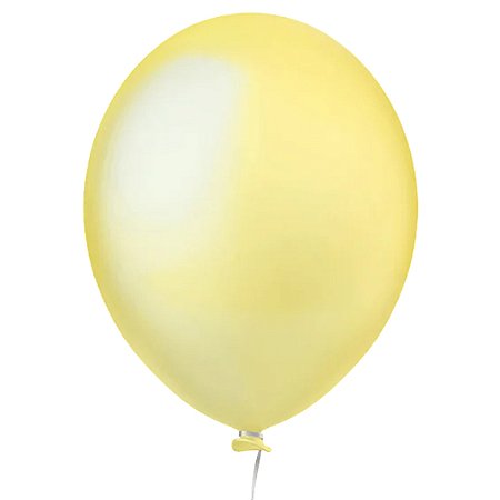 Balão Látex Liso Marfim Candy 9'' Happy Day