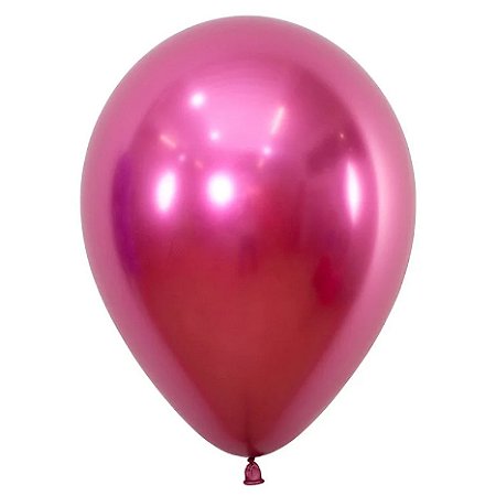 Balão Latex Reflex Fucsia 5¨Sempertex