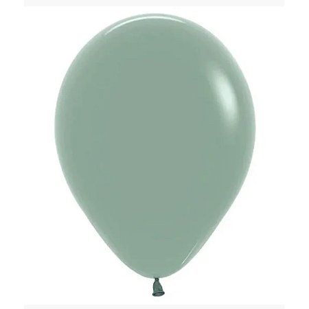 Balão Latex Pastel Dusk Verde 12¨Sempertex