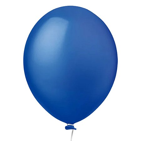 Balão Látex Liso Azul Escuro 5'' Happy Day