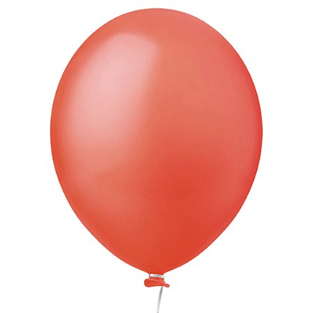 Balão Latex Liso Coral 5'' Happy Day