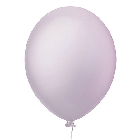 Balão Latex Liso Rosa Bebê 5'' Happy Day