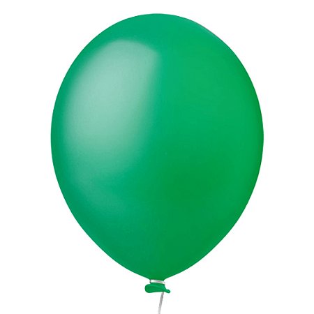 Balão latex Liso Verde Bandeira 5'' Happy Day