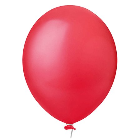 Balão Latex Liso Vermelho 5'' Happy Day