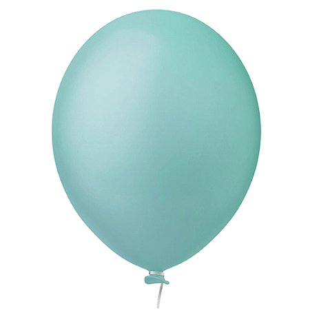 Balão latex Liso Verde Água Candy 9'' Happy Day