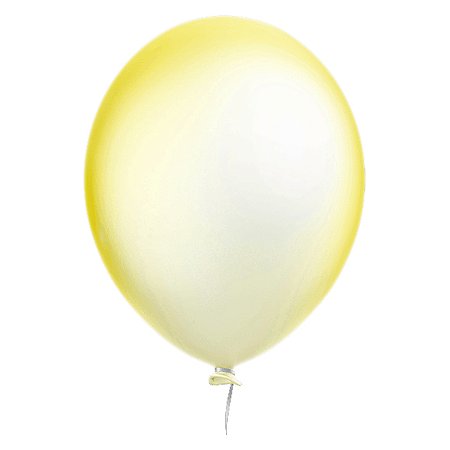 Balão latex Neon Amarelo 9'' Happy Day