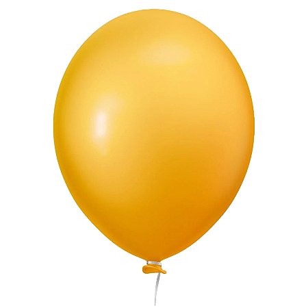Balão Látex Liso Ocre 9'' Happy Day