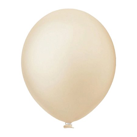 Balão Látex Liso Areia 9'' Happy Day