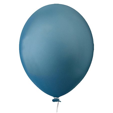 Balão Látex Liso Azul Ártico 9'' Happy Day