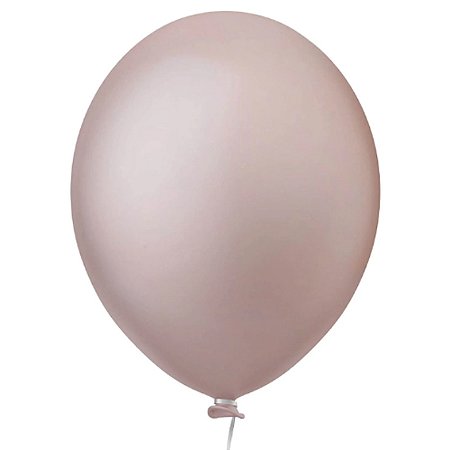 Balão Latex Liso Bege Candy 5'' Happy Day