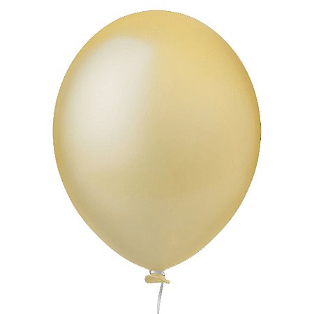Balão Latex Liso Champagne 9'' Happy Day