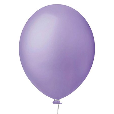 Balão Látex Liso Lilás Candy 9'' Happy Day