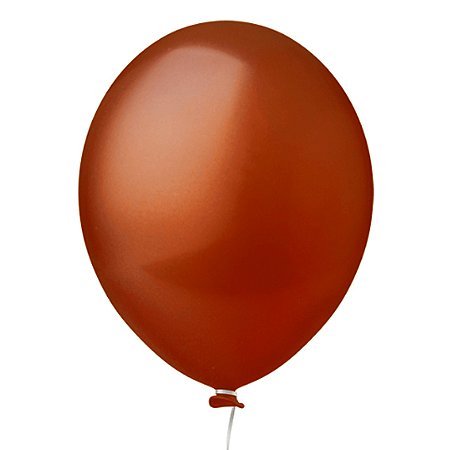Balão Latex Liso Terra Cota 12'' Happy Day