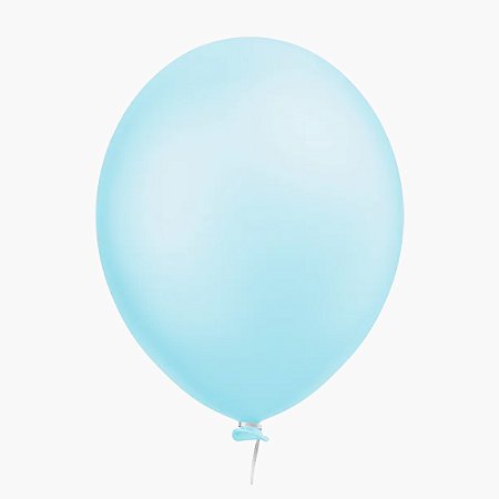 Balão Latex Perolizado Azul Claro 16'' Happy Day