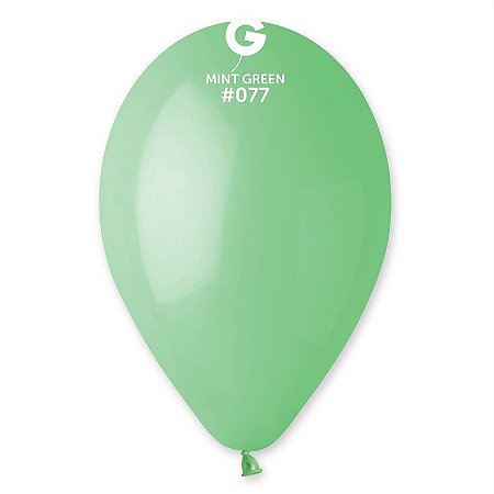 Balão Standard Mint Green 12" Gemar
