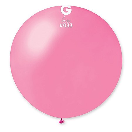 Balão Metallic Rose 31" Gemar
