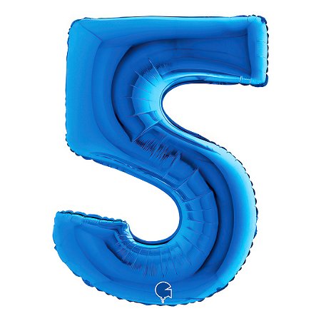 Balão GRABO 40" Número 5 Blue