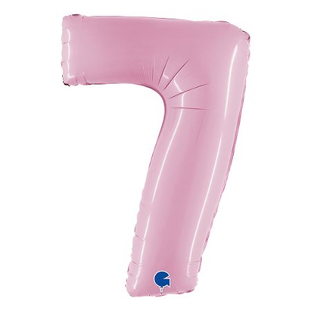 Balão GRABO 40" Número 7 Pastel Pink