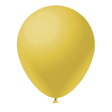 Balão FestBall 16" Liso Amarelo