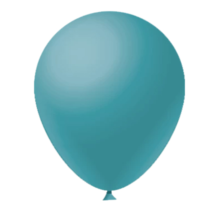 Balão FestBall 12" Liso Azul Tiffany