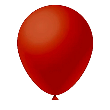Balão FestBall 9" Liso Vermelho Cereja