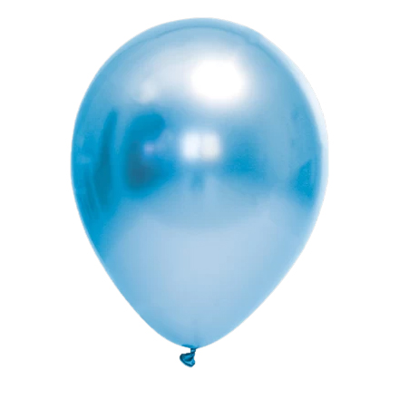 Balão FestBall 12" Cromado Azul