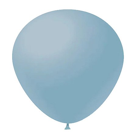 Balão FestBall 250" Big Liso Azul Acinzentado