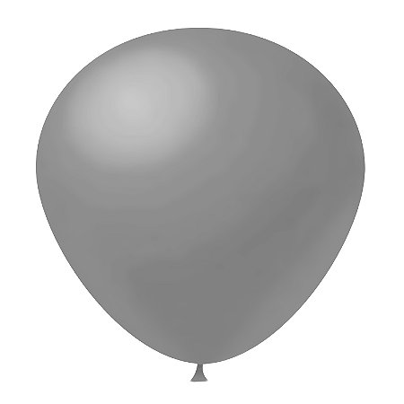 Balão FestBall 250" Big Liso Cinza